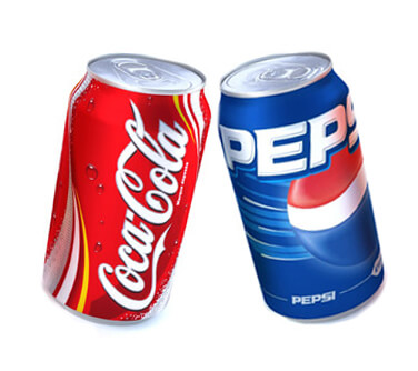 lattine Coca Pepsi